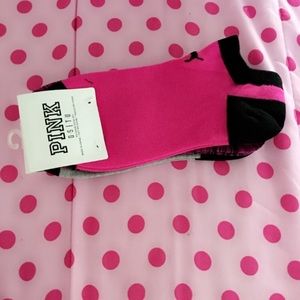 Victoria’s Secret 5 high knee and 3 ankle sock.